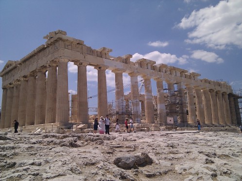Partenón en la Akrópolis